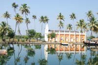 Vaithra Kumarakom Homestay church at vembanad